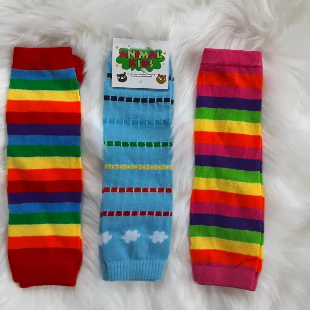 Summer Baby Leg Warmers 3 Pack Leg Protectors New